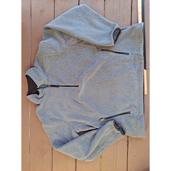 L.L. Bean Jackets & Blazers - L.L. Bean Polartec Womens Gray Zip Up Fleece Jacket Size L Reg Grey